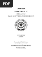 Download PRAKTIKUM 6 by Hyureka SilverStone SN216555306 doc pdf