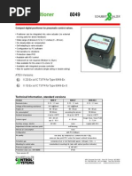 Digital Positioner 8049 Manual | PDF | Feedback | Actuator