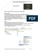 Basic HtmlTutorialP1