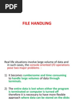 File Handling