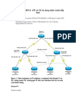 Lab: VPN MPLS (PE và CE sử dụng static route) tiếp theo