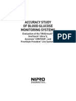 Accuracy Study of Blood Glucose Monitoring Systems