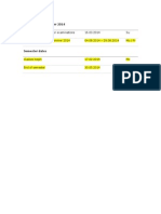 Spring Semester Calendar ETH Zurich