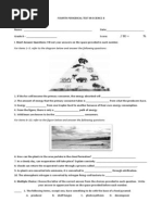 Fourth Periodical Test in Science 8