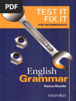 Test It Fix It - English Grammar - Pre-Intermediate