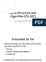 Data Structure and Algorithm (CS-102) : R K Mohapatra