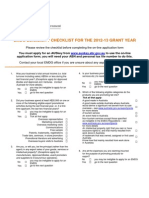 Austrade Eligibility Checklist