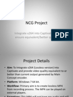 NCG Project: Integrate x264 Into Captivate and Ensure Equivalent/better Quality