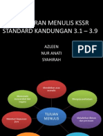 Kemahiran Menulis KSSR