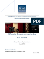 Efficacite Des Actions Marketing Cas Medisol