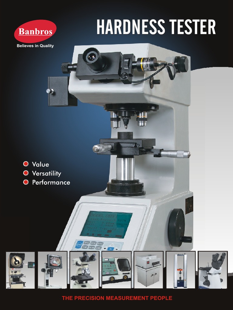 Hardness Tester Hardness Materials Science