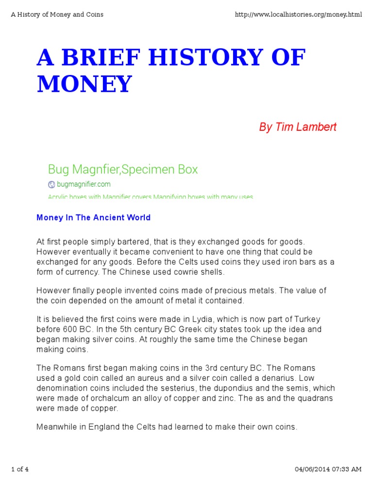 Money intelligence overview