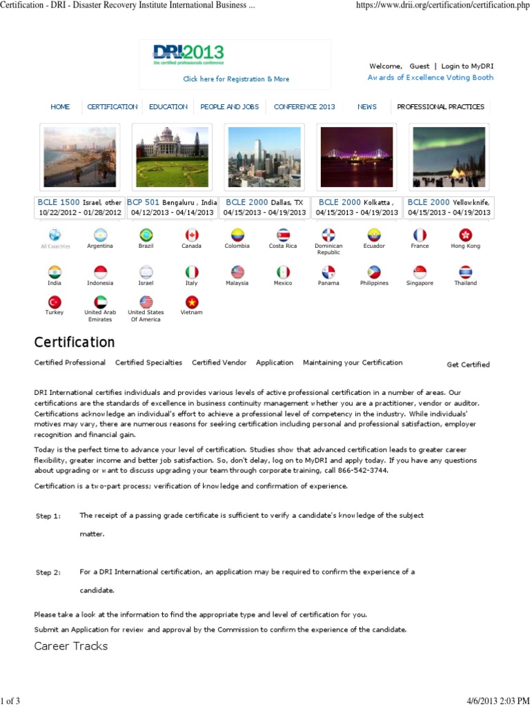 DRI International Certification Guide | PDF | Business | Business
