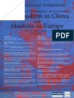 Poster Muslim China Europe