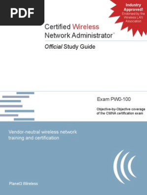 Cwna Study Guide Wireless Lan Ieee 80211 - 