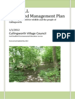 Re-Designed Layout of The Dell Woodland Managment Plan Reviewed Updated May 2013 For Mar 2014 Meeting