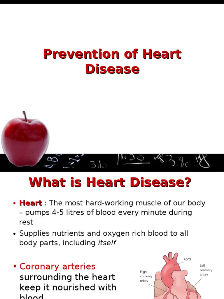 Prevention of Heart Disease | PDF | Coronary Artery Disease | Atheroma