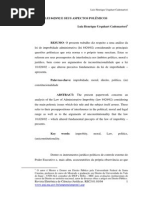 Artigo Luiz Henrique - Improbidade Administrativa