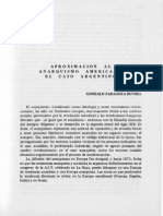 Zaragoza Ruvira, Gonzalo - Aproximación Al Anarquismo Americano El Caso Argentino