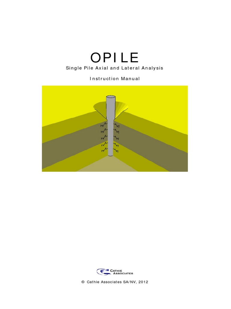 OPILE Help File PDF | PDF | Deep Foundation | Soil Mechanics