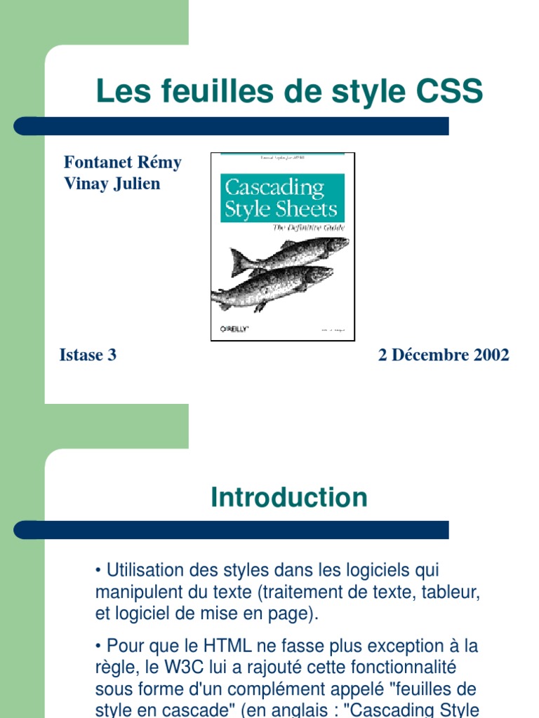 Feuilles de Style - CSS | Feuilles de style en cascade | XML