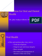 Nutrition of Oral and Dental Health