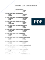 Soal - Soal Metabolisme Asam Amino & Protein