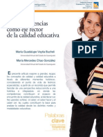 María Guadalupe Veytia Bucheli - Las Competencias Como Eje Rector de La Calidad Educativa PDF
