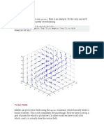 Vector Fields in 3D