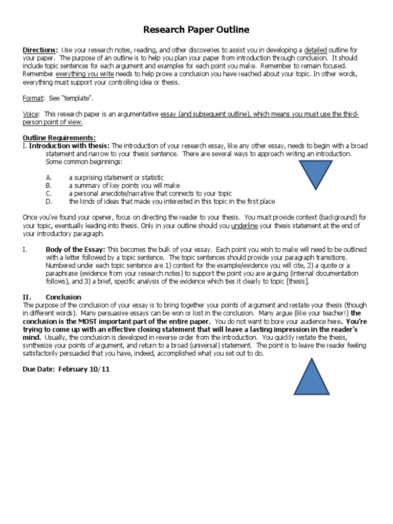 What is a thesis picture