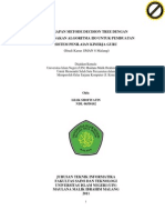 Penerapan Metode Decision Tree Dengan Menggunakan Algoritma Id3 Untuk Pembuatan Sistem Penilaian Kinerja Guru