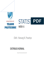 Statistika Theory Week 7 Distribusi Normal Compatibility Mode