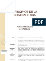 Principios de La Criminalistica - Ronald Franquiz