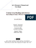 Download Instructor Manual for Content Area Reading  Literacy by lorijackman SN216675693 doc pdf