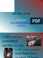 The Effect of War