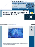 Auditoria Legal Del Reglamento de Proteccion de Datos