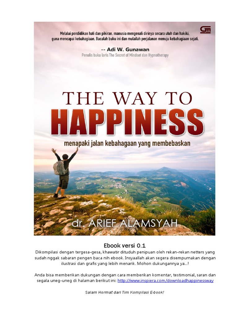 EBook The Way To Happiness Dr Arief Alamsyah Inspieracom