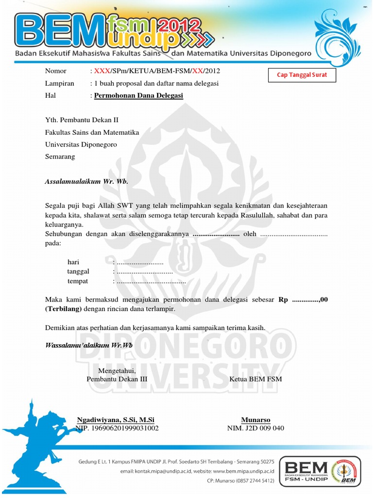Surat Festival Hadrah Pdf Document