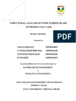 Structural Analysis of Wind Turbine Blade of Profile Naca 2418