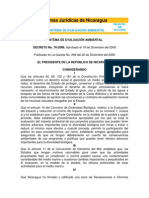 Decreto 76-2006 Sistema de Evaluación Ambiental