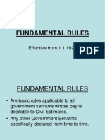 India - Fundamental Rules