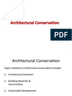 Class Pppt on Architectural Conservation