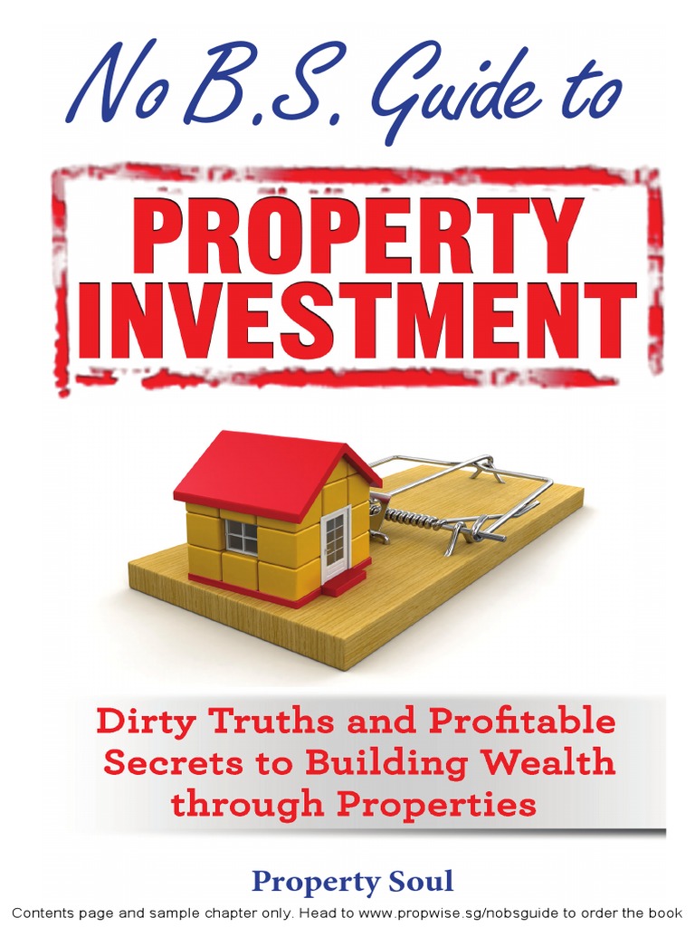 No B.S. Guide To Property Investment Contents Page and Sample Chapter ...