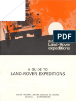 A Guide To Land-Rover Expeditions
