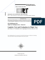 Agard Flight Test Technique Series Volume 20 Logistics Test and Evaluation in Flight Test