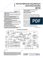 Poly Phase Multifunction Energy Metering IC With Per Phase Information ADE7758