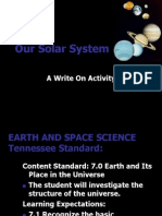 Our Solar System: A Write On Activity