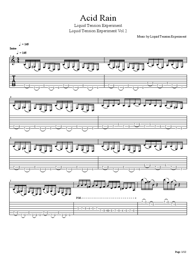 Liquid Tension Experiment Acid Rain Guitars Guitar Family Instruments