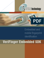 VeriFinger Embedded SDK Brochure 2013-02-26