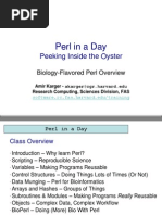 Perl in A Day: Peeking Inside The Oyster